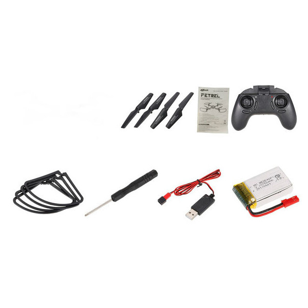 Квадрокоптер р/у Helicute H820HW PETREL с барометром и камерой Wi-Fi (белый)